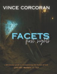 FACETS First Sights: JANUARY - Matthew 1:1-9:27