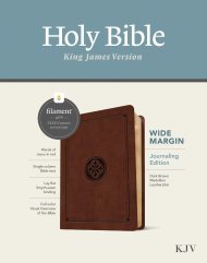 KJV Wide Margin Bible, Filament Enabled (LeatherLike, Dark Brown Medallion, Red Letter)