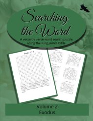 Searching the Word, Volume 2: Exodus