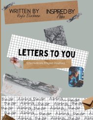 Letters to You: Interactive Prayer Journal