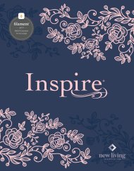 Inspire Bible NLT, Filament Enabled (Hardcover LeatherLike, Navy)