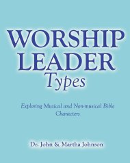 Worship Leader Types: Exploring Musical and Non-musical Bible Characters