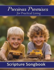 Precious Promises for Relationships Songbook: Guitar Chords and Lyrics for 50 Scripture Songs
