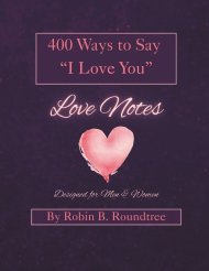 400 Ways to Say "I Love You": Love Notes