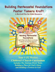 Building Pentecostal Foundations Year 1: 52 Weeks Children's Church Lessons