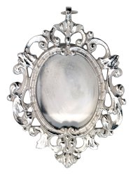 Silver Plated Wall Reliquary H 11 cm