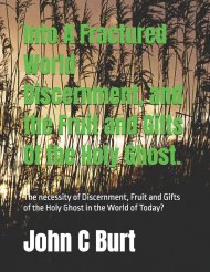 Into A Fractured World Discernment, and the Fruit and Gifts Of the Holy Ghost.: How the Very Manifestations of the Holy Spirit Work in the World -at
