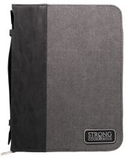 Strong & Courageous Bible Cover - Large