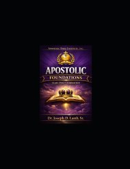 Apostolic Foundations: Year Two: Formation - A 52-Week Apostolic Development Curriculum