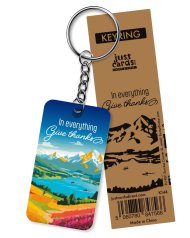 Give Thanks Keyring