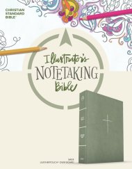 CSB Illustrator's Notetaking Bible, Large Print Edition