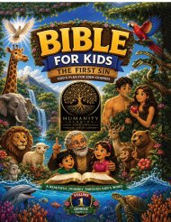 BIBLE FOR KIDS : The First Sin - Volume 1