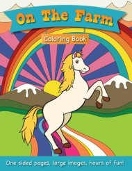 On The Farm Coloring Book For Kids Ages 3-6!