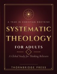 SYSTEMATIC THEOLOGY FOR ADULTS: A Global Study for Thinking Believers