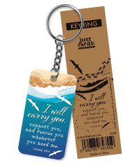 Footprints Keyring