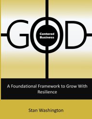 GOD Centered Business: A Foundational Framework to Grow with Resilience