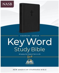 NASB Hebrew-Greek Key Word Study Bible, Black