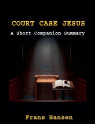 Court Case Jesus - A Short Companion Summary: Highlights of Court Case Jesus