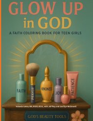 Glow Up in God: A Faith Coloring Book for Teen Girls