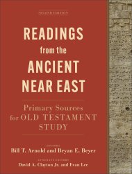 Readings from the Ancient Near East