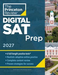 Princeton Review Sat Prep, 2027