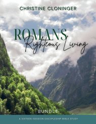 Romans, Righteous Living: A Sixteen Session Discipleship Bible Study