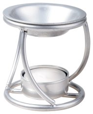 Silver Steel Incense Burner H 7.5 cm