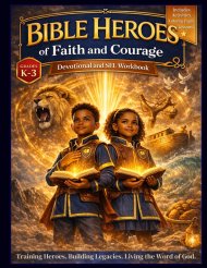 Bible Heroes of Faith and Courage: Devotional and SEL Workbook K-3