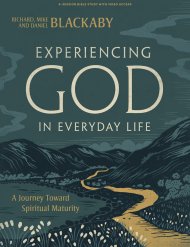 Experiencing God in Everyday Life Bible Study Book
