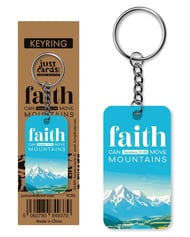 Faith can move mountains keyring - Matthew 17:20
