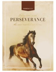 Perseverance Brown Stallion Medium Notebook - Hebrews 12:1