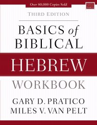 Basics of Biblical Hebrew Workbook: Third Edition