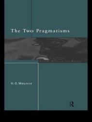The Two Pragmatisms: From Peirce to Rorty