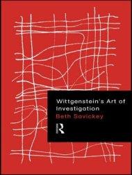 Wittgenstein\'s Art Of Investigation