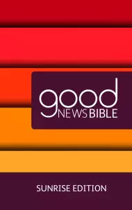 Good News Bible Sunrise Edition, Orange, Hardback,  Book Introductions, Bible References, New Maps