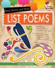 POETS WORKSHOP LIST POEMS