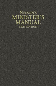 Nelsons Ministers Manual by Thomas Nelson | Free Delivery at Eden