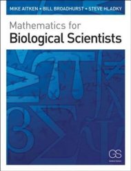 Mathematics For Biological Scientists