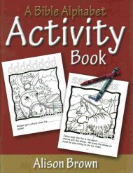 A Bible Alphabet Activity Book