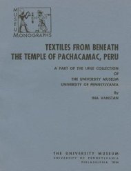 TEXTILES FROM BENEATH THE TEMPLE OF