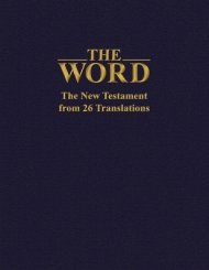 The Word: The New Testament from 26 Translations