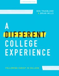 A Different College Experience - Teen Bible Study Book