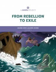 The Gospel Project for Kids: Older Kids Leader Guide - Volume 5: From Rebellion to Exile