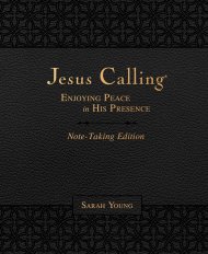 Jesus Calling Note-Taking Edition, Leathersoft, Black, with Full Scriptures