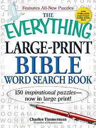 The Everything Large-Print Bible Word Search Book