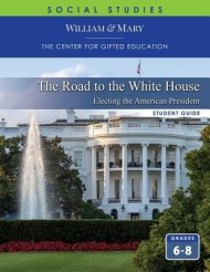 THE ROAD TO THE WHITE HOUSE: ELECTI
