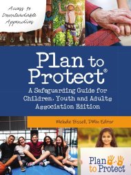Plan to Protect®: A Safeguarding Guide for Children, Youth and Adults, Association Edition  (Canadian)
