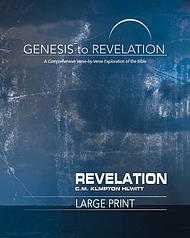 Genesis to Revelation: Revelation Participant Book [Large Pr