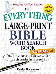 The Everything Large-Print Bible Word Search Book, Volume 4: More Than 100 Inspirational Word Search Puzzles in Large Print