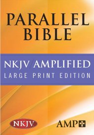 NKJV Amplified Large Print, Parallel Bible: Hardback | Free Delivery @ Eden.co.uk